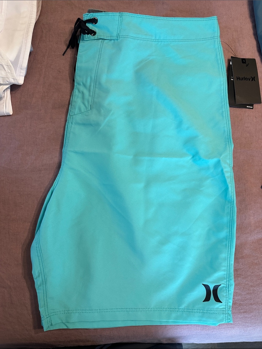 Hurley Men's Teal Aqua Swim Boardshorts